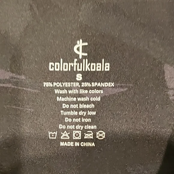 Stylish Black Camouflage Leggings - Picture 4 of 4